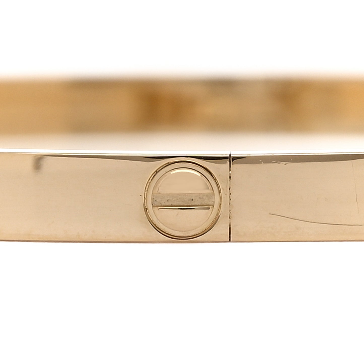 18K Yellow Gold Small LOVE Bracelet 19