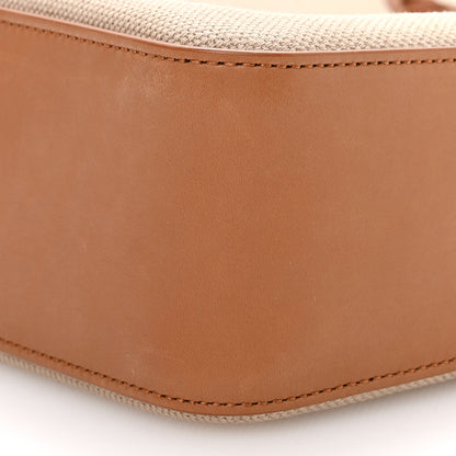 Saint Laurent Canvas Calfskin Small Bucket Bag  Desert Dust Brick 7 of 11
