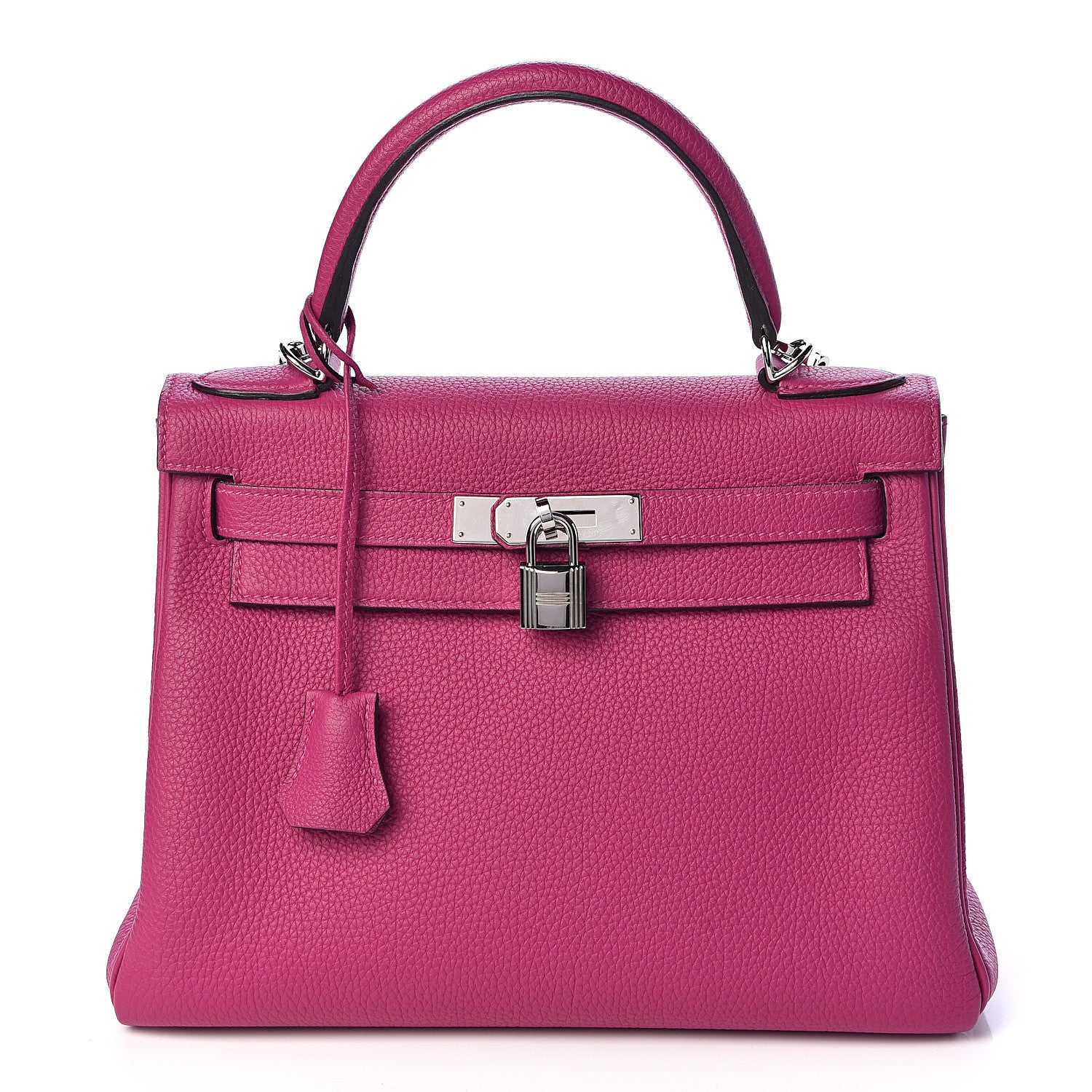 Hermes Togo Kelly Retourne 28 Rose Pourpre 1 of 46