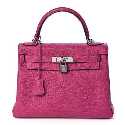 Hermes Togo Kelly Retourne 28 Rose Pourpre 1 of 46