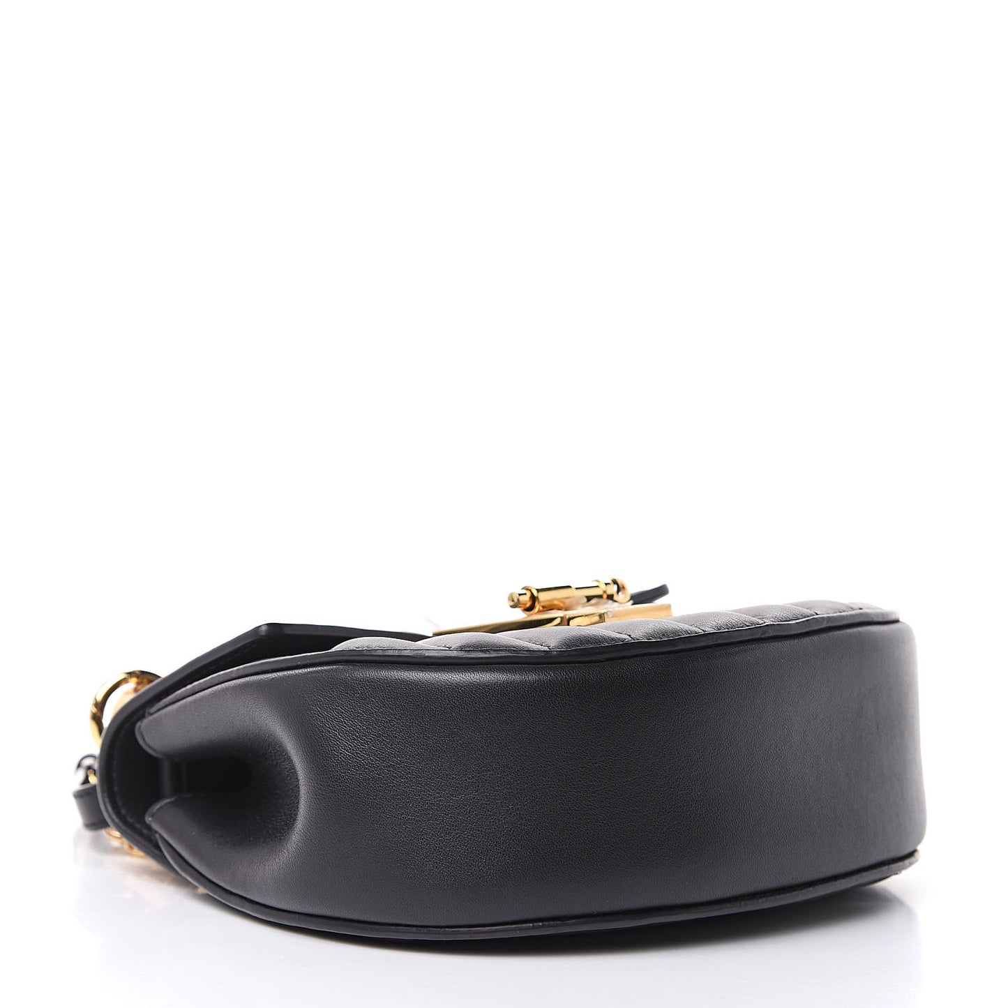 Calfskin Quilted Mini Drew Bijou Shoulder Bag Black
