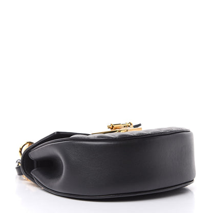 Chloe Calfskin Quilted Mini Drew Bijou Shoulder Bag Black 4 of 8