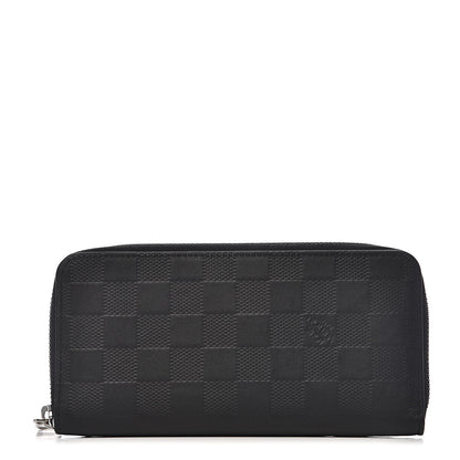 Louis Vuitton Damier Infini Vertical Wallet Black 1 of 8