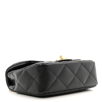 Chanel Caviar Quilted Mini Sweetheart Flap Black 4 of 11