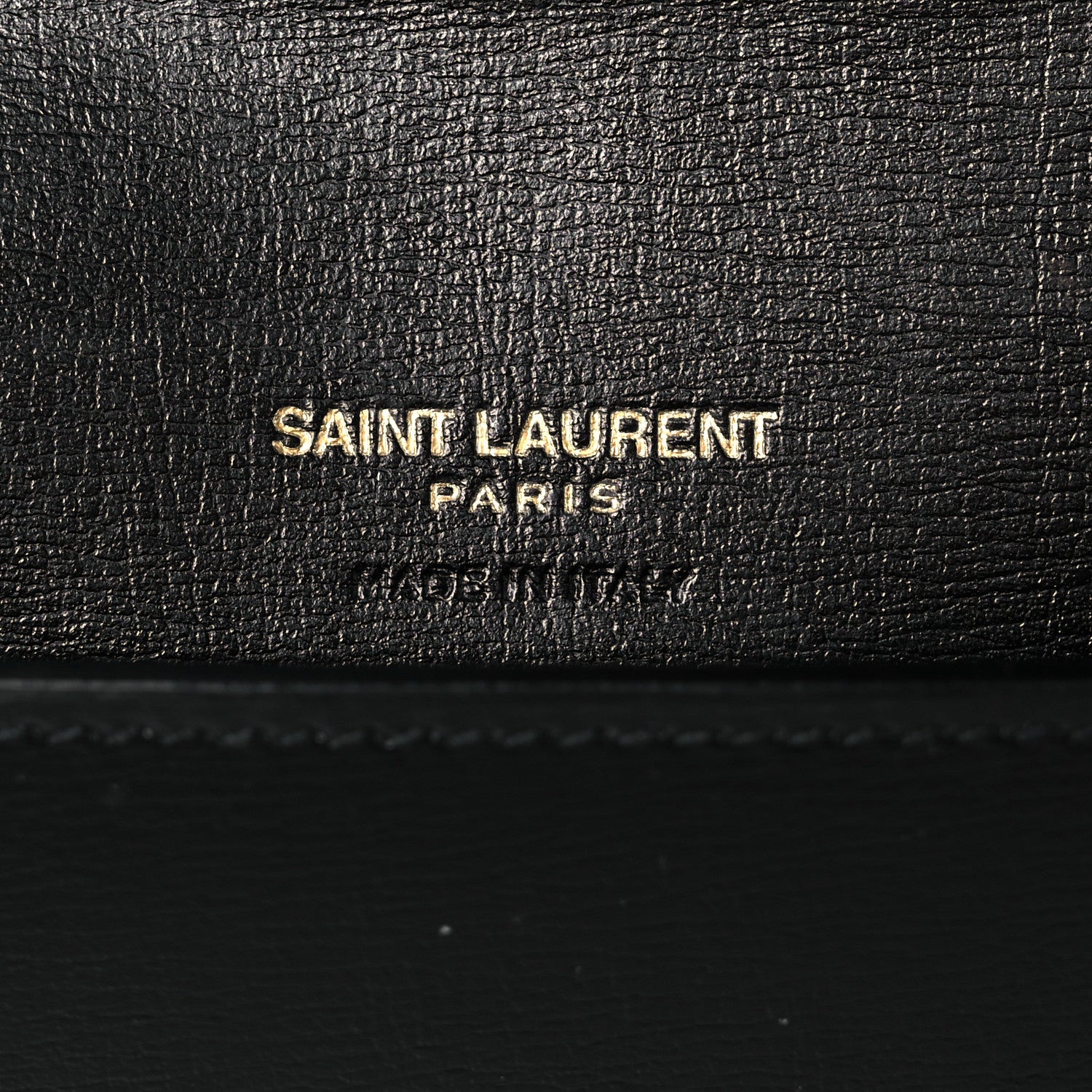 Saint Laurent Smooth Calfskin Monogram Phone Holder Crossbody Black 6 of 13
