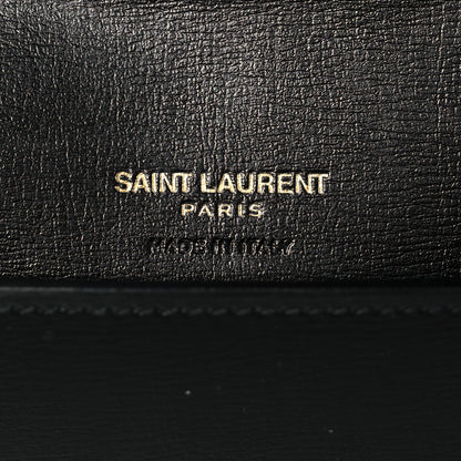 Saint Laurent Smooth Calfskin Monogram Phone Holder Crossbody Black 6 of 13