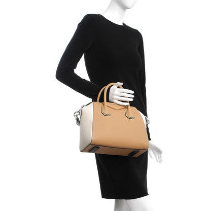 Givenchy Sugar Goatskin Small Bi-Color Antigona Light Beige 2 of 8