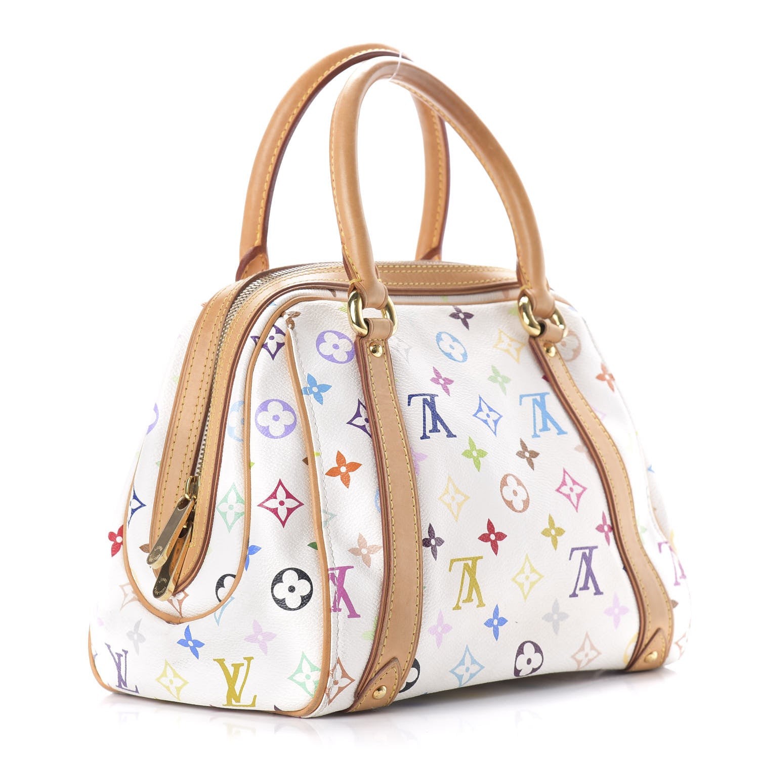 Louis Vuitton Monogram Multicolor Priscilla White 3 of 11