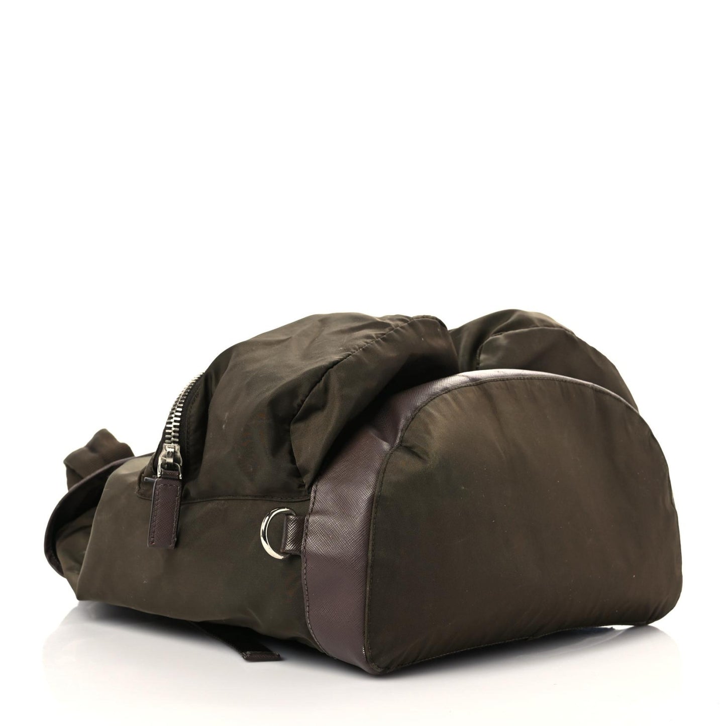 Tessuto Nylon Vela Medium Backpack Mimetico