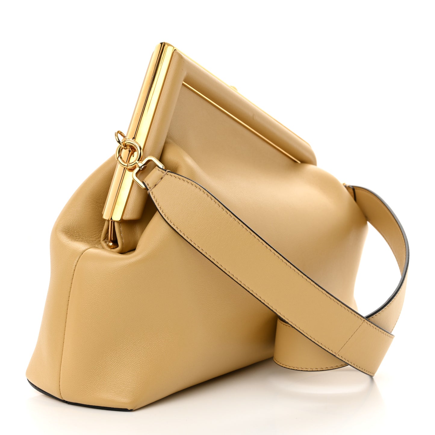 Shiny Nappa Medium Fendi First Sahara