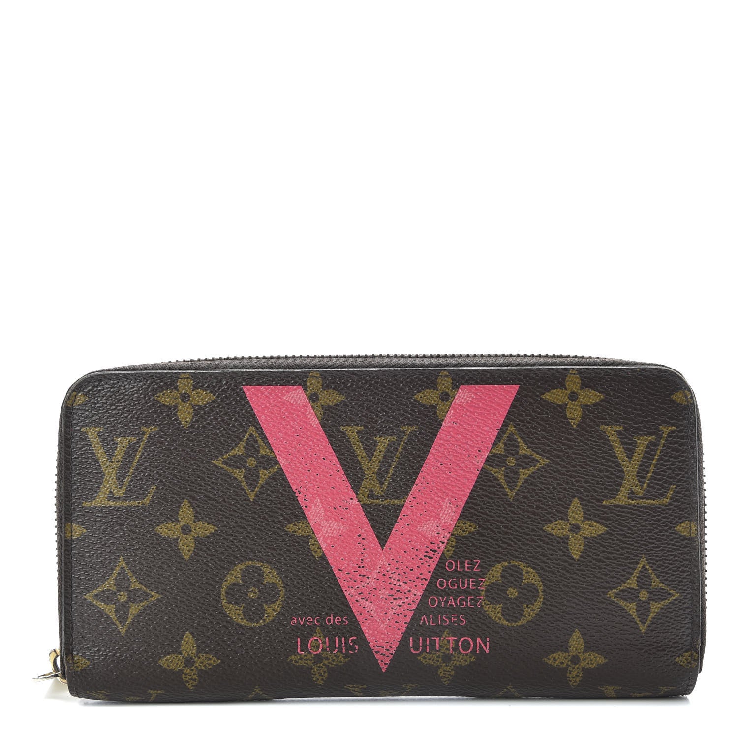 Louis Vuitton Monogram V Zippy Wallet Grenade 1 of 9