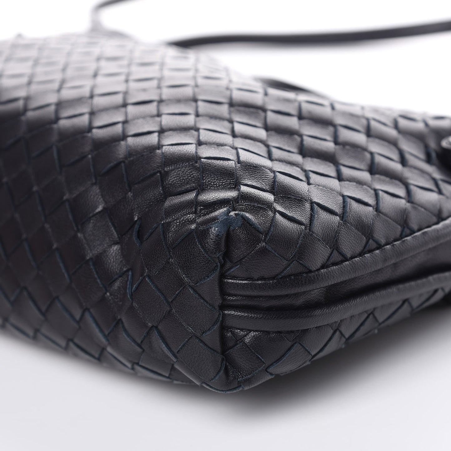 Nappa Intrecciato Nodini Bag Black