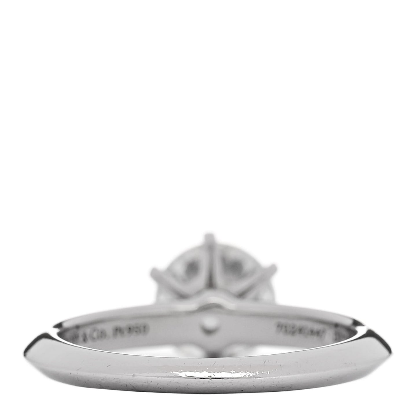 Platinum Diamond 1.26ct Solitaire Engagement Ring 49 4.75