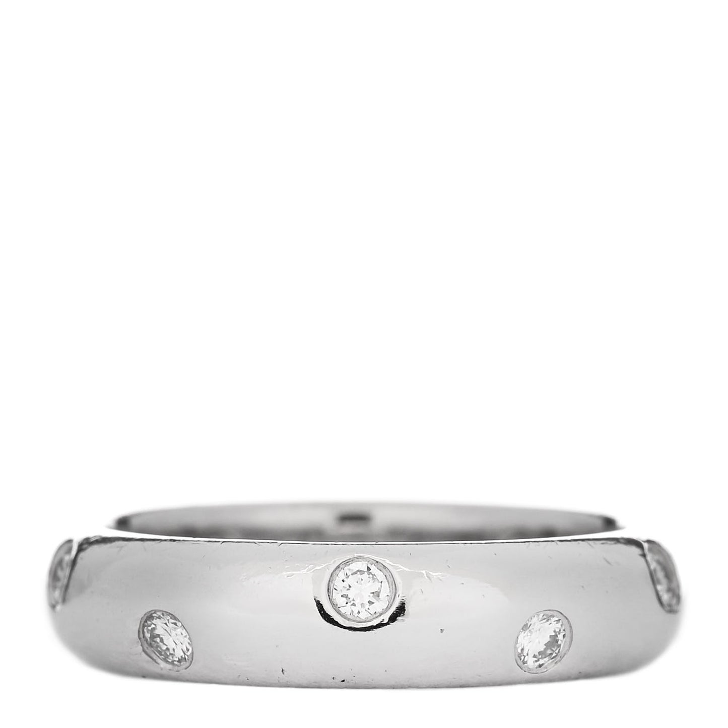 Platinum Diamond 4mm Etoile Band Ring 49 4.75