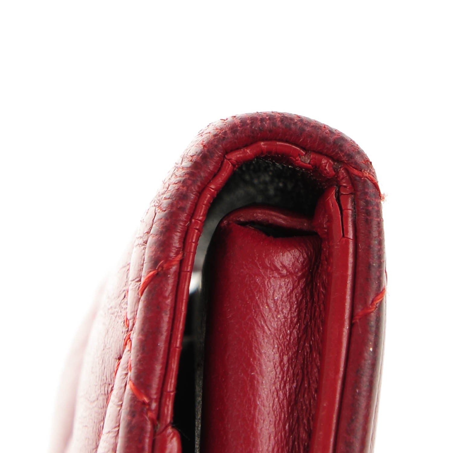 Chanel Lambskin Quilted iPhone 4 Case Red 10 of 10