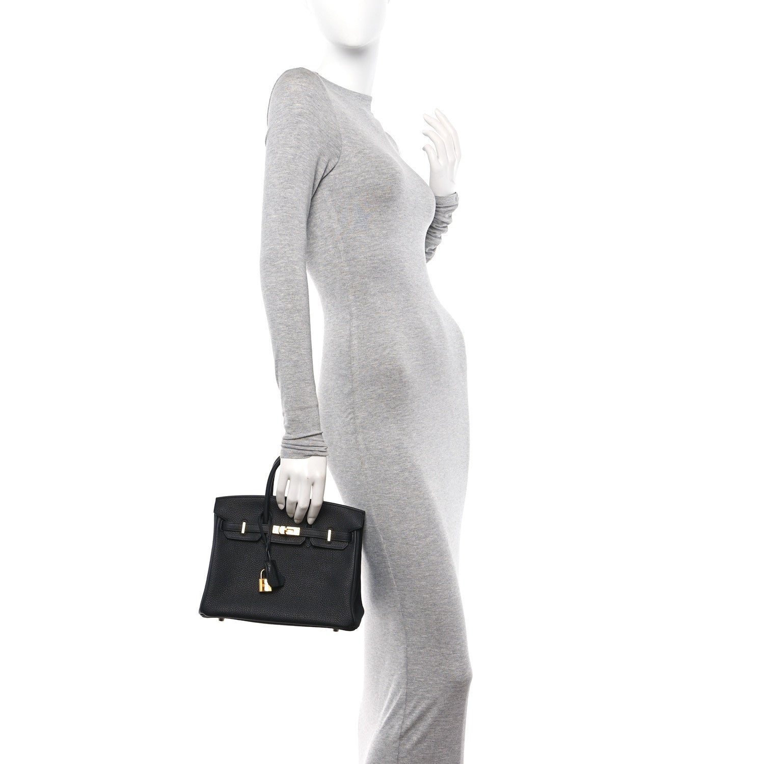 Hermes Togo Birkin 25 Black 2 of 13