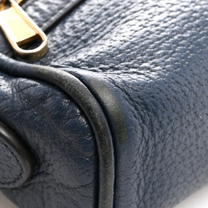 Gucci Textured Calfskin Web Mini Ophidia Shoulder Bag Blue Agata 11 of 12