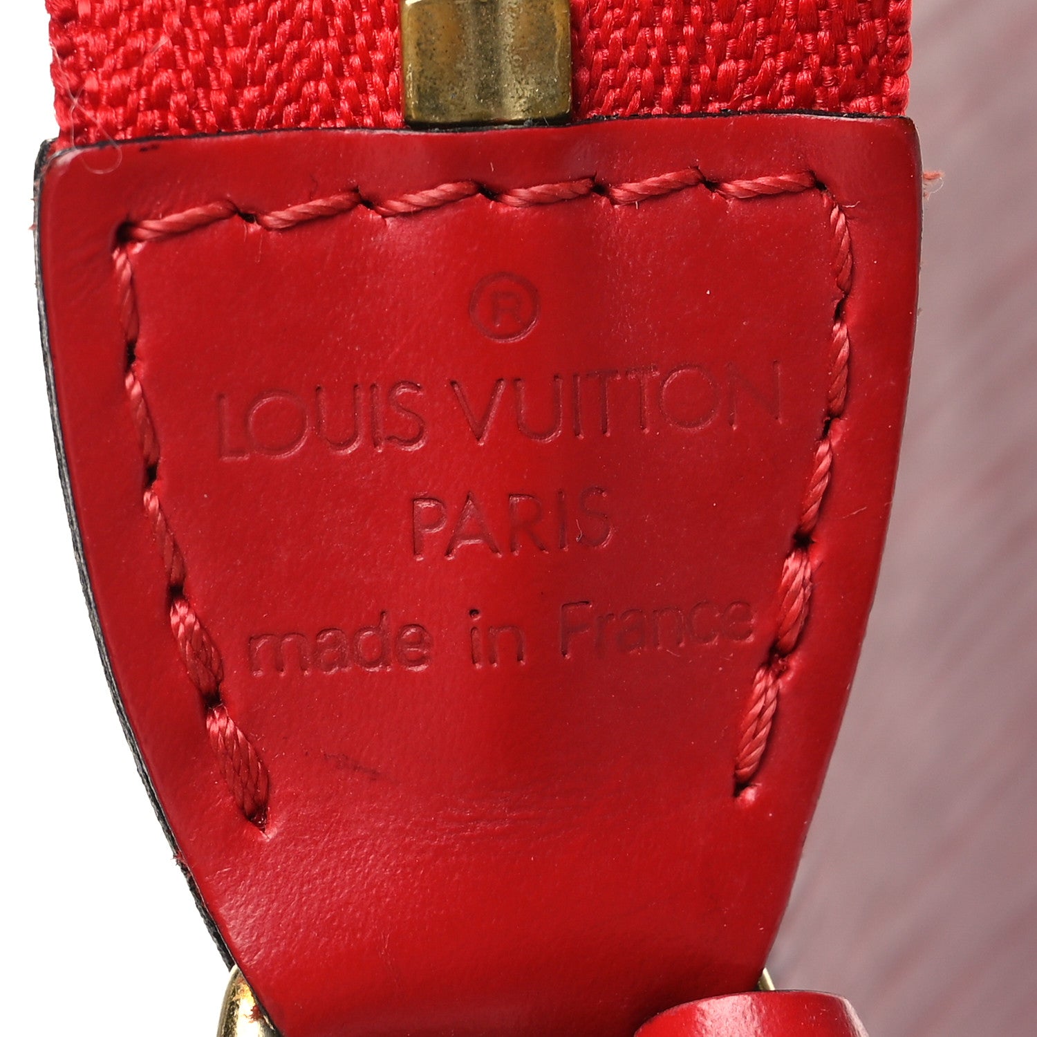 Louis Vuitton Epi Pochette Accessories 24 Castillan Red 6 of 12