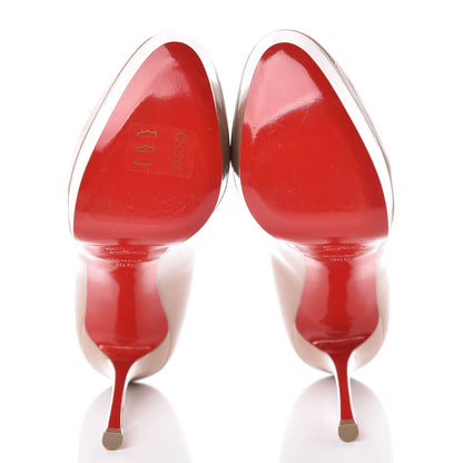Christian Louboutin Patent Dirditta 130 Pumps 36.5 Nude 5 of 7