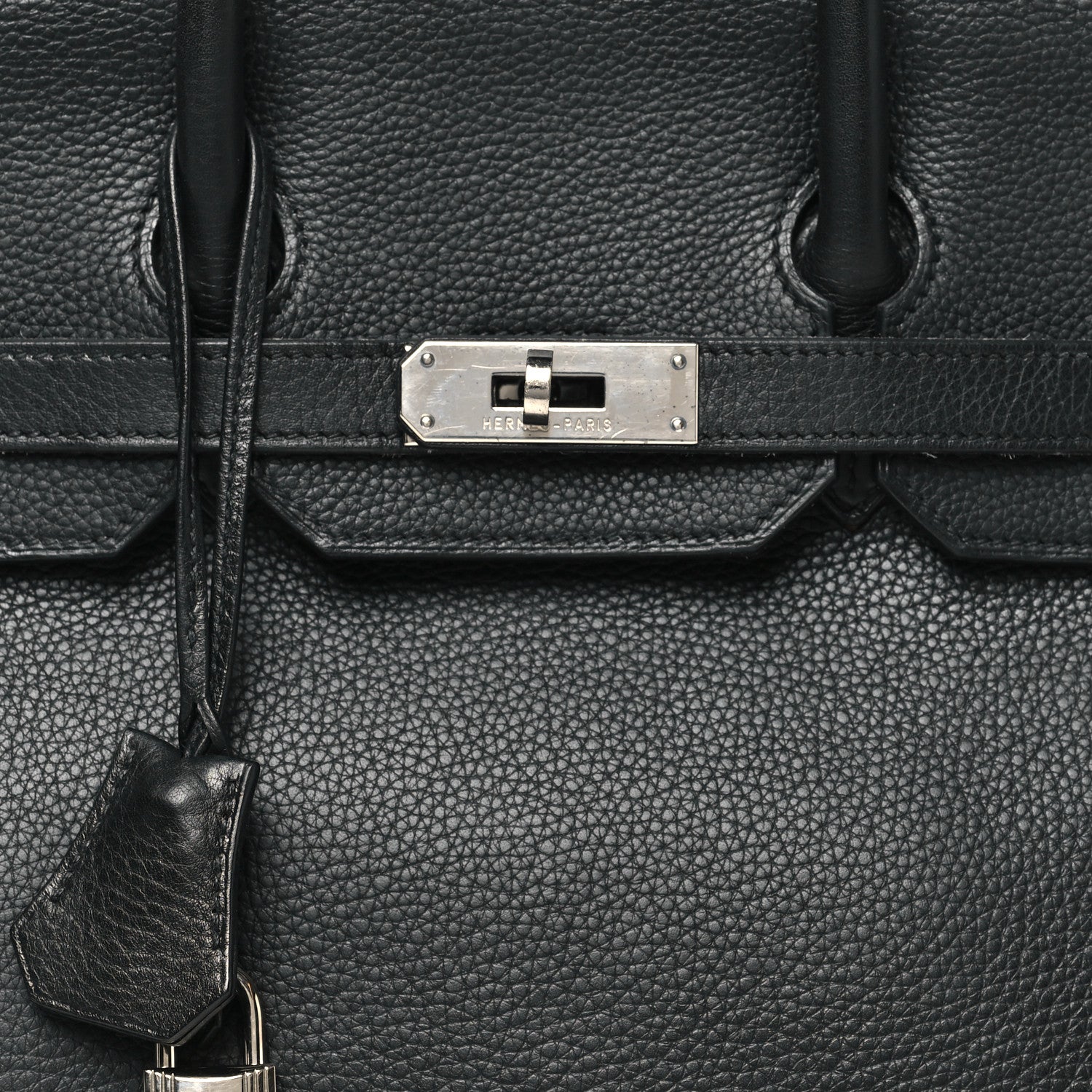 Hermes Taurillon Clemence Birkin 35 Black 8 of 15