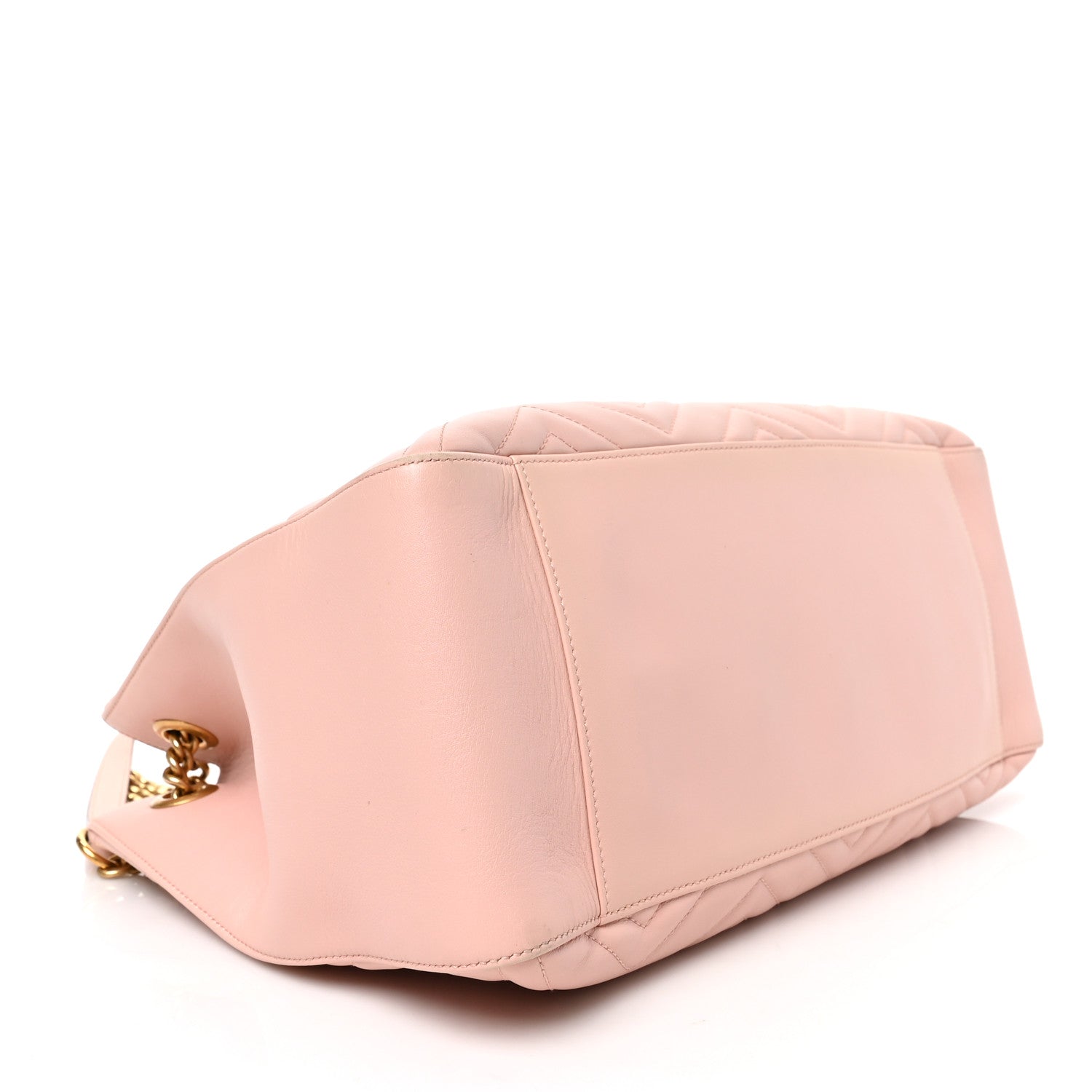 Gucci Calfskin Matelasse Medium GG Marmont Shoulder Tote Bag Perfect Pink 4 of 9