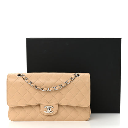 Chanel Caviar Quilted Medium Double Flap Beige 13 of 13