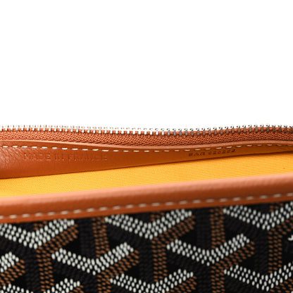 Goyard Goyardine Jouvence MM Toiletry Pouch Black Gold 6 of 8