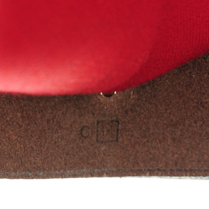 Hermes Barenia Toile Herbag TPM Red Orange 9 of 9