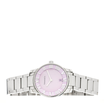 Tiffany Stainless Steel 29mm Atlas 2-Hand Quartz Watch Mauve 2 of 5