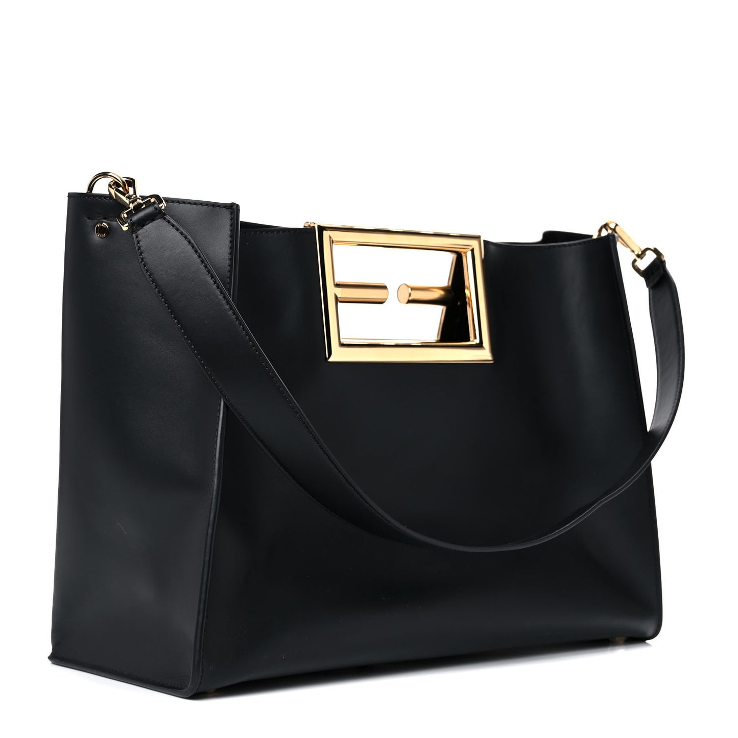 Vitello King Medium Fendi Way Tote Black