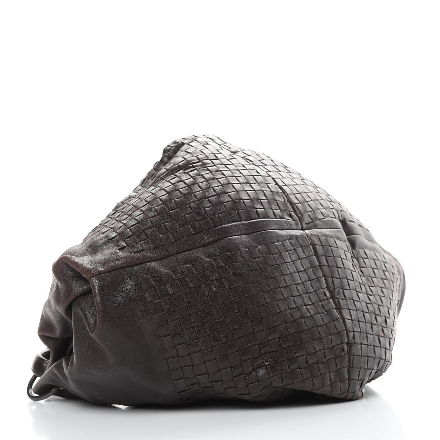 Nappa Intrecciato Aquilone Fortune Cookie Hobo Ebano