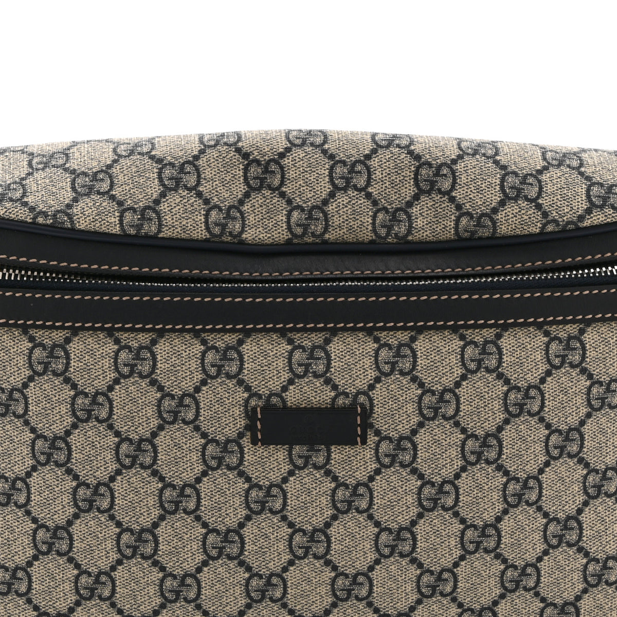 GG Plus Monogram Belt Bag Navy