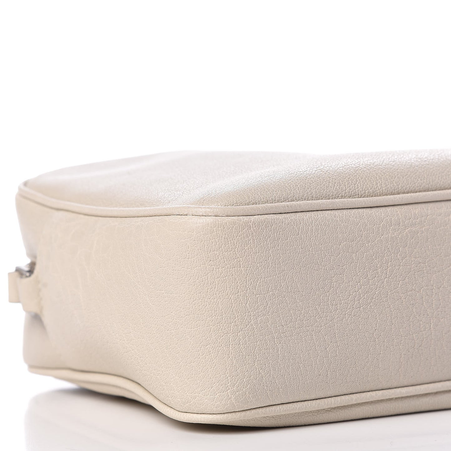 Lambskin Monogram Small Lou Camera Bag Icy White