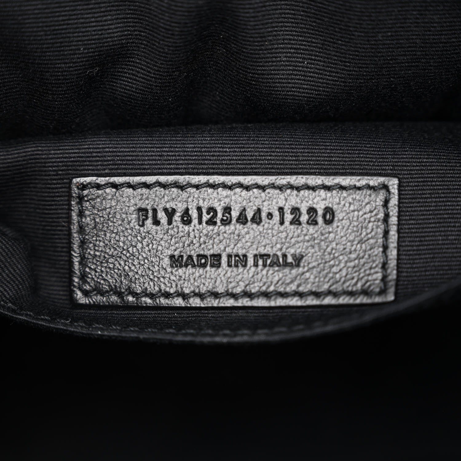 Saint Laurent Calfskin Matelasse Monogram Lou Camera Bag Black 6 of 9