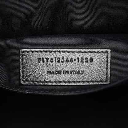 Saint Laurent Calfskin Matelasse Monogram Lou Camera Bag Black 6 of 9