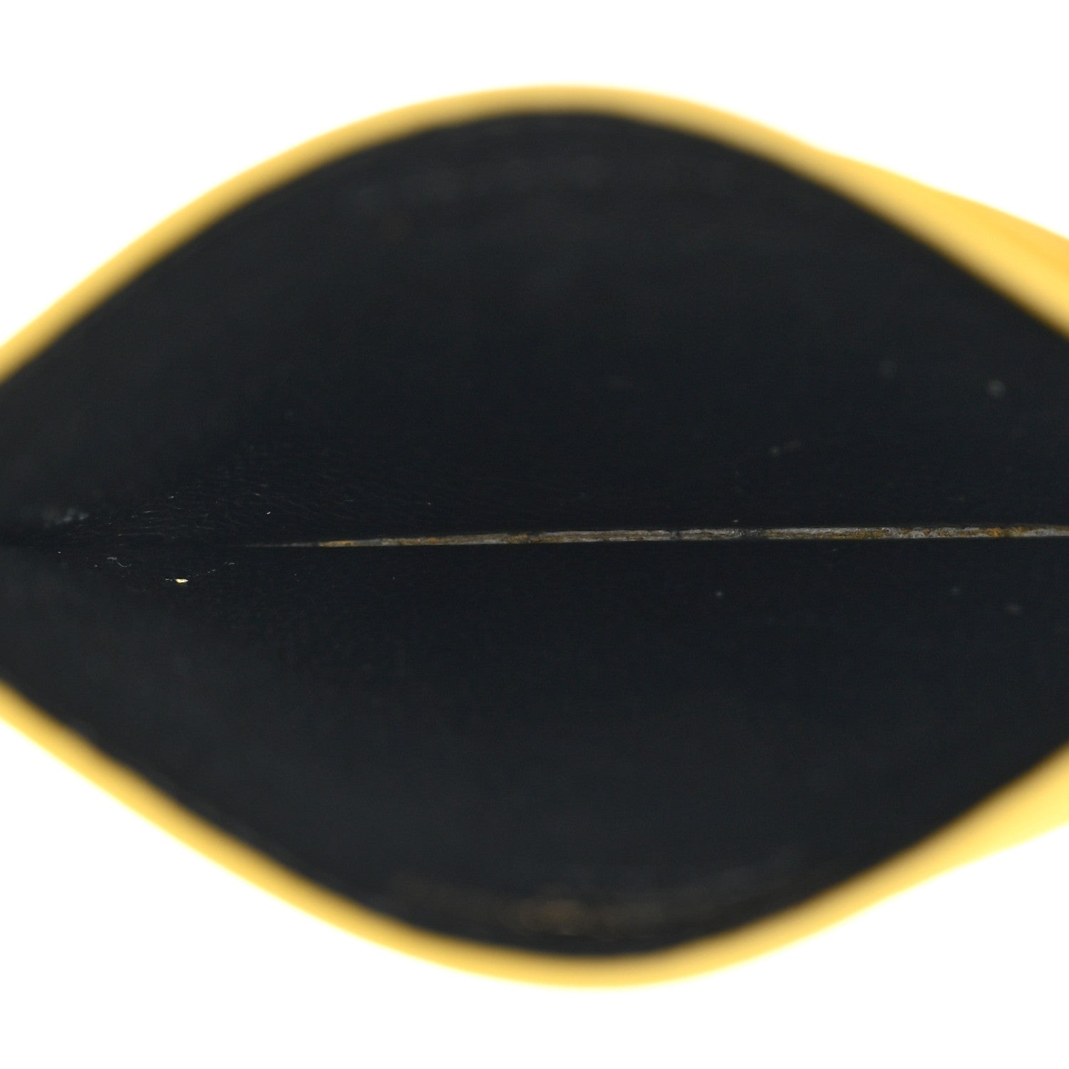 Saint Laurent Grain De Poudre Matelasse Chevron Monogram Credit Card Case Light Chartreuse 5 of 7