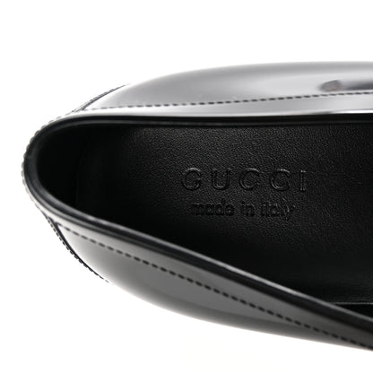 Gucci Rubber Mens Horsebit Moccasin Loafers 10 Black 8 of 9