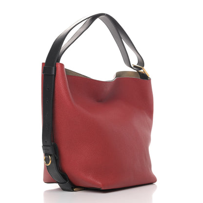 Givenchy Grained Calfskin Medium GV Bucket Bag Red 2 of 5
