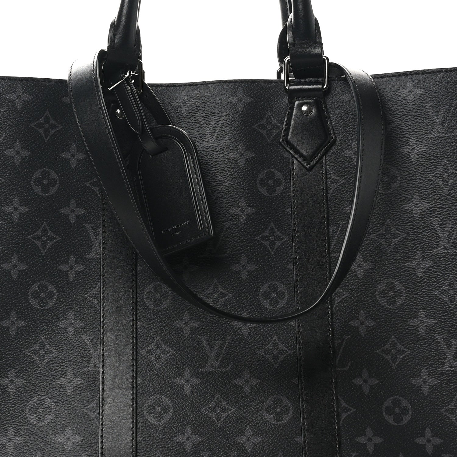 Louis Vuitton Monogram Eclipse Sac Plat 24H 7 of 9