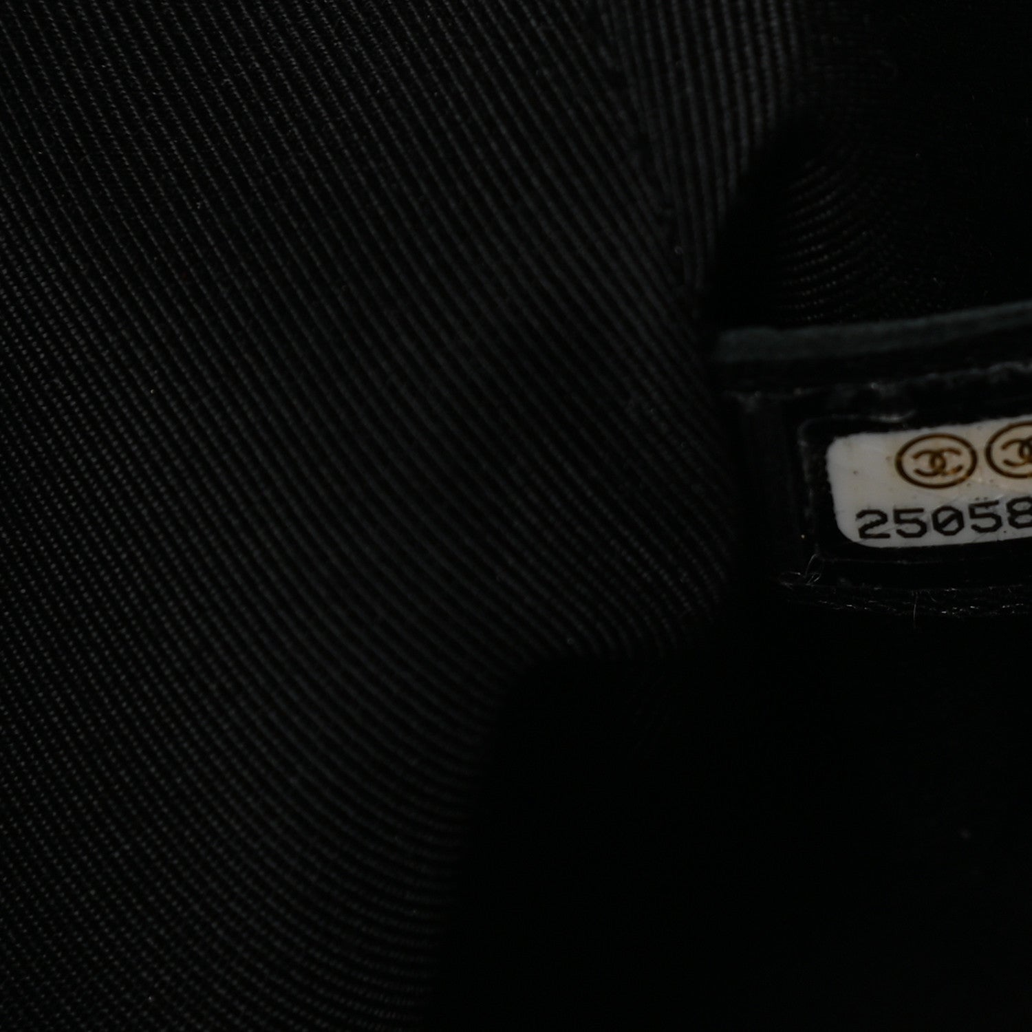 Chanel Iridescent Crumpled Calfskin Coco Pleats Small Drawstring Bag Black 7 of 10