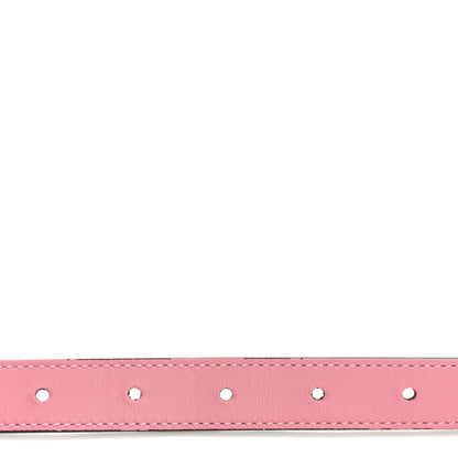 Gucci GG Supreme Monogram Plutone Calfskin Double G Reversible 20mm 110 44 Belt 4 of 7