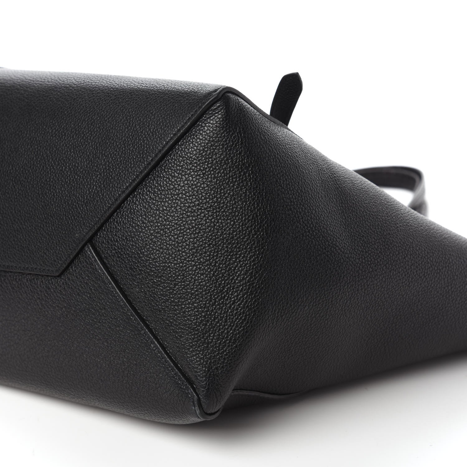 Celine Soft Grained Calfskin Medium Cabas Phantom Black 7 of 7