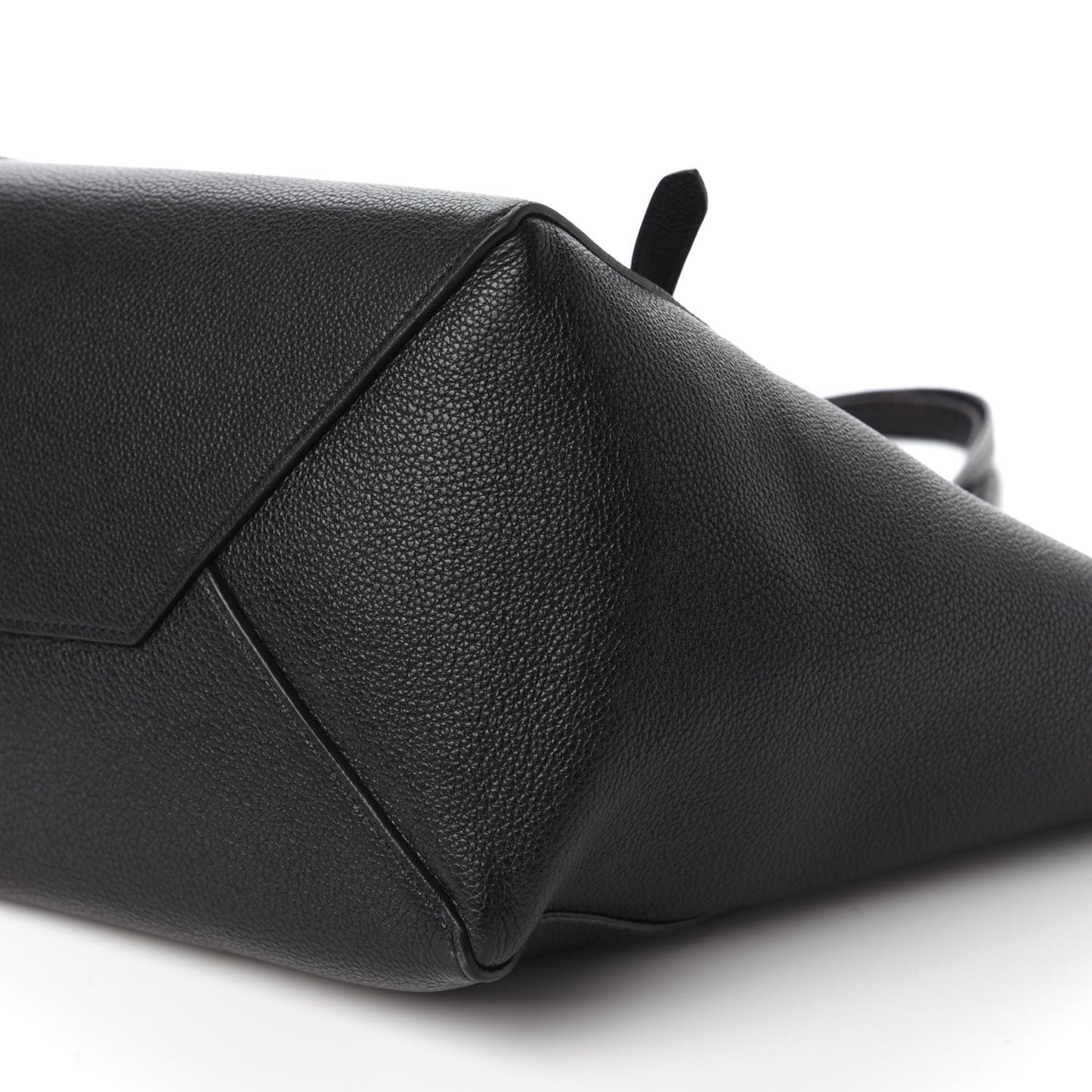 Soft Grained Calfskin Medium Cabas Phantom Black