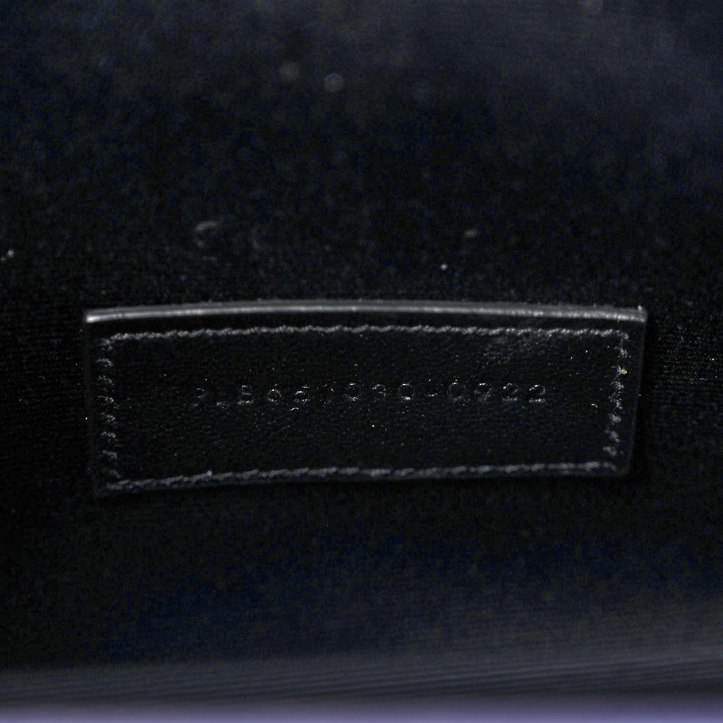 Grain De Poudre Textured Mixed Matelasse Triquilt Monogram Clutch Dark Wisteria