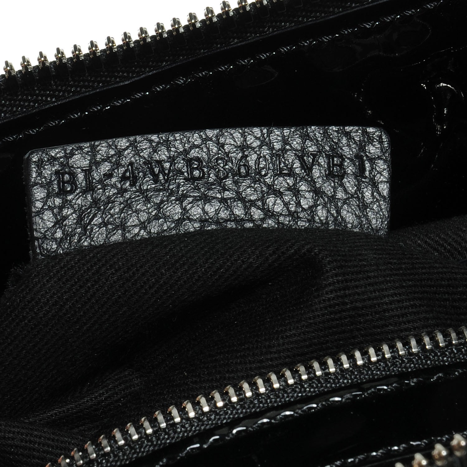 Valentino Garavani Patent Maizeon Studded Tote Black 7 of 7