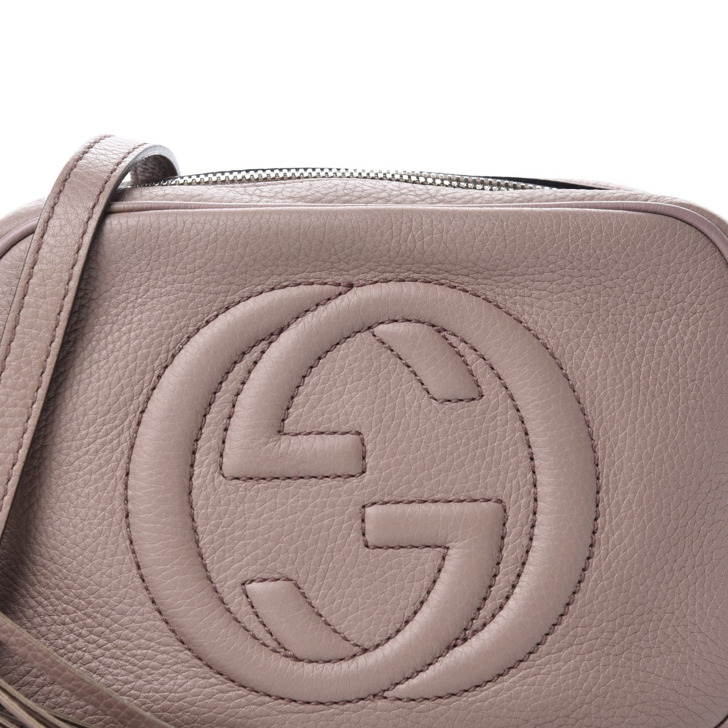 Cellarius Calfskin Small Soho Disco Bag Dark Cipria