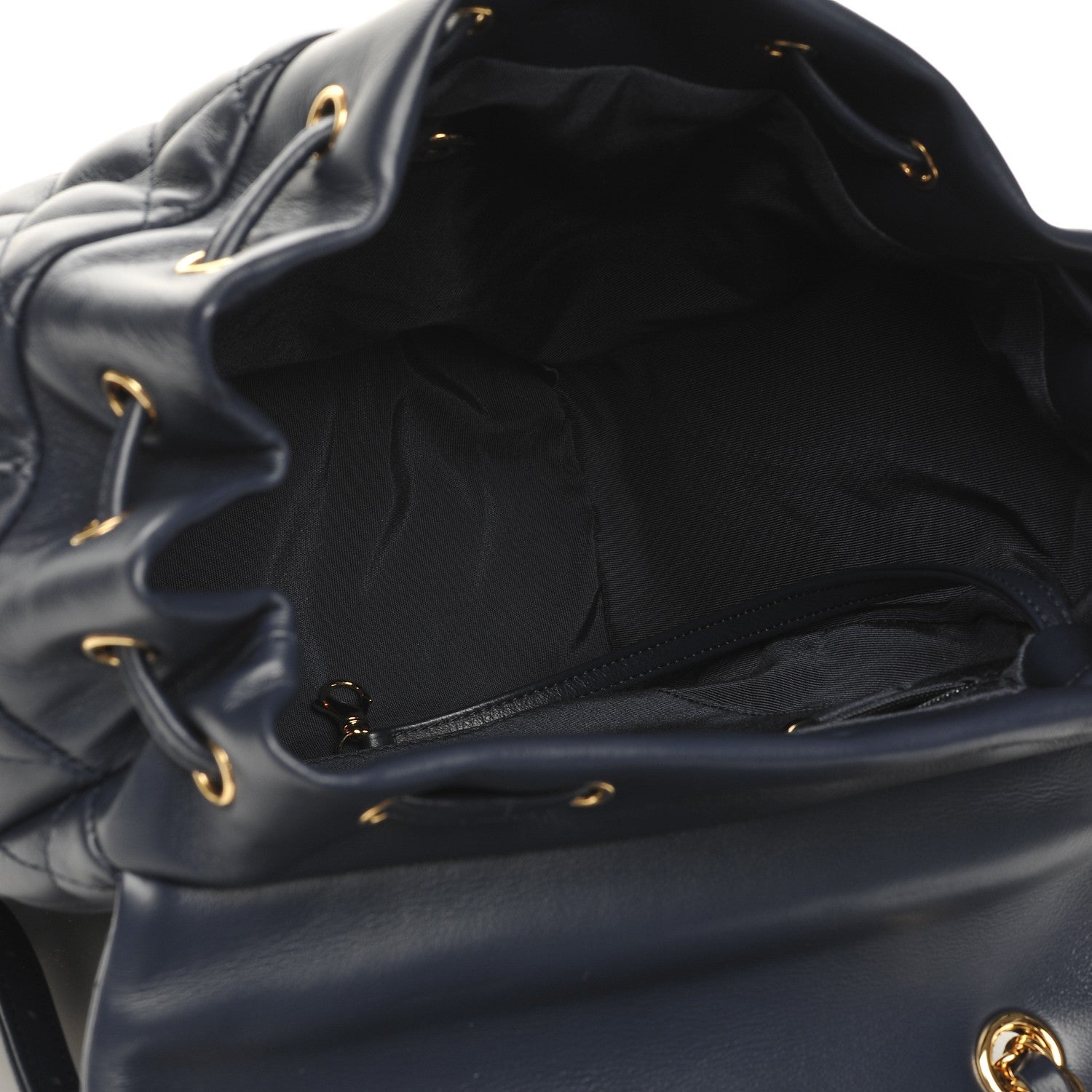 Chanel Calfskin Quilted Large Urban Spirit Backpack Navy 5 of 9
