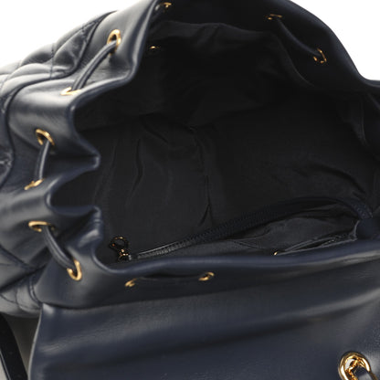 Chanel Calfskin Quilted Large Urban Spirit Backpack Navy 5 of 9