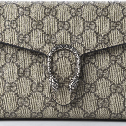 Gucci GG Supreme Monogram Mini Dionysus Chain Wallet Beige Taupe 9 of 9