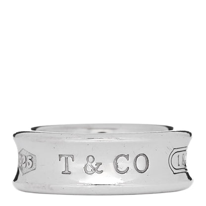 Tiffany Sterling Silver 1837 Band Ring 52 6 1 of 5